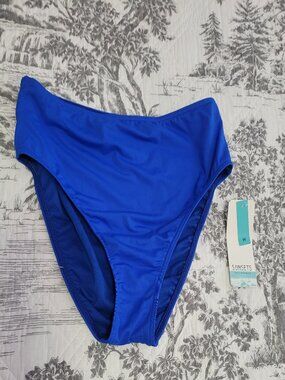 Sunsets Imperial Blue High Cut Bikini Bottom Size Medium NWT